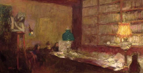Die grüne Lampe, ca. 1898